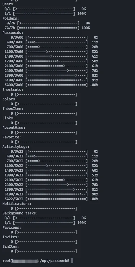 Example of successful migration to Passwork 7