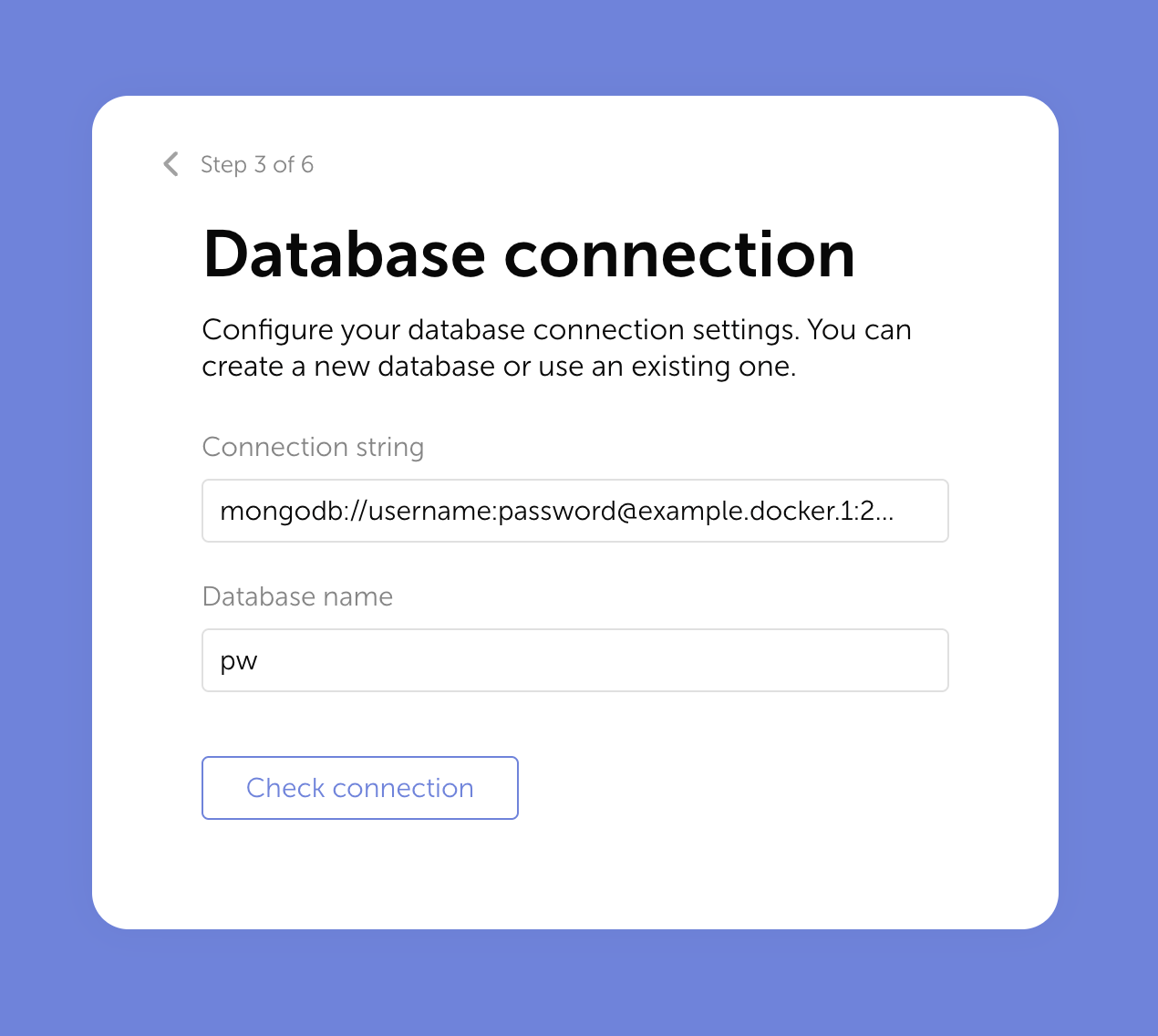 Connecting to the PRIMARY node in the checklist