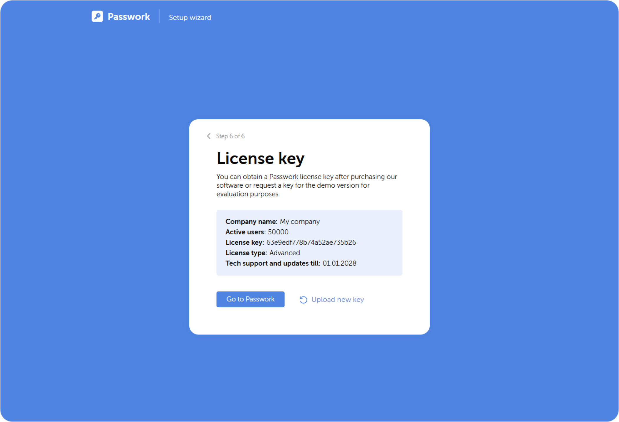 License Key