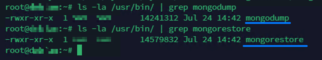 Location of MongoDB utilities on Linux