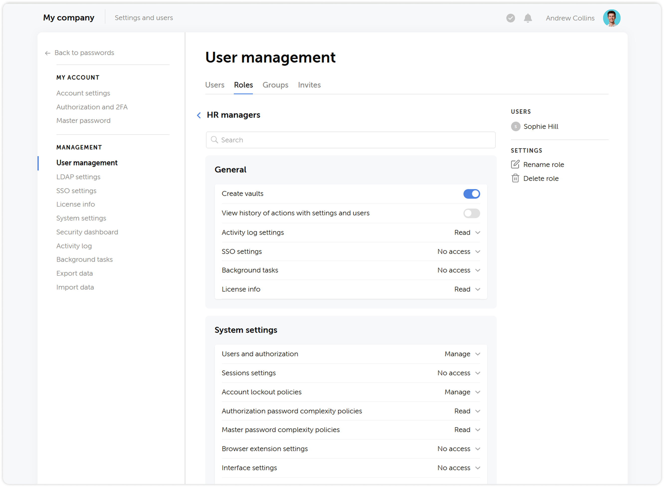 Searching password by browser extension