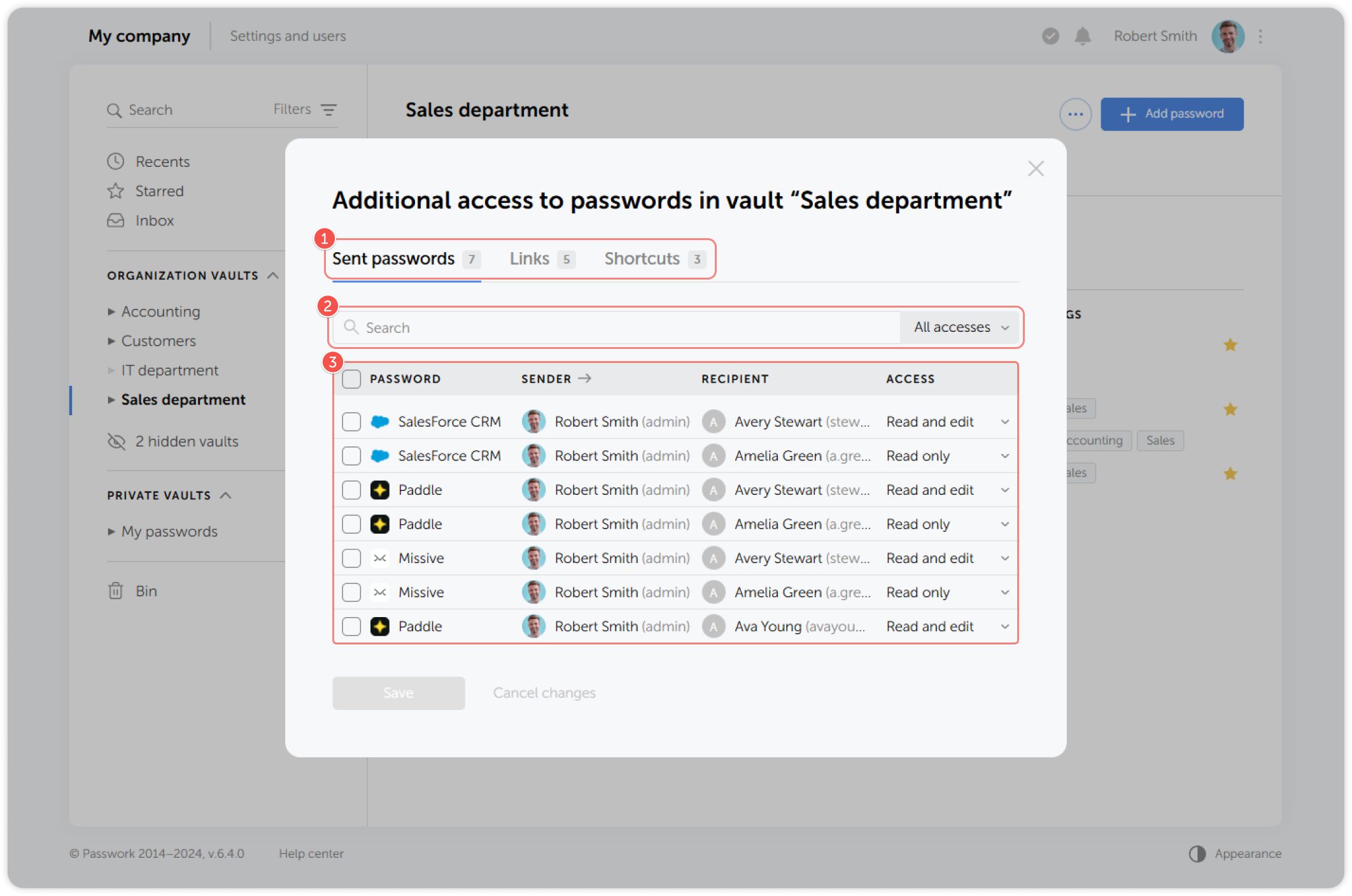 Additional access options